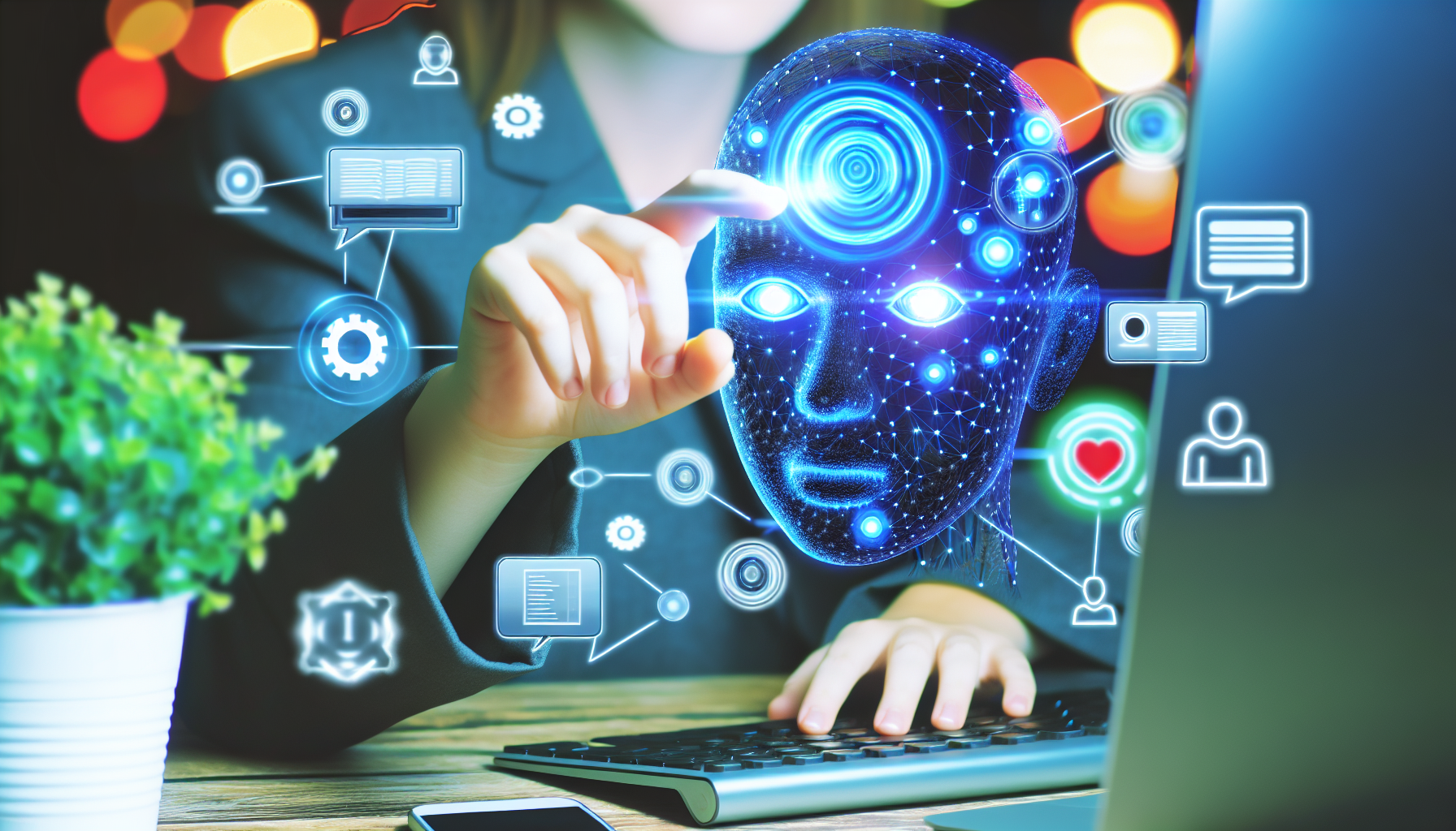 Sure! Here are some ideas for social media content related to artificial intelligence:n1. **Infographic Post**: "Die Evolution der KÃ¼nstlichen Intelligenz: Von den AnfÃ¤ngen bis zur Gegenwart" â€“ Ein visuelles Diagramm, das die wichtigsten Meilensteine in der Entwicklung der KI zeigt.n2. **Quote Graphic**: "KÃ¼nstliche Intelligenz ist die neue ElektrizitÃ¤t." â€“ Andrew Ng. Teile dieses Zitat mit einem ansprechenden Hintergrundbild.n3. **Video Clip**: Ein kurzes Video, das erklÃ¤rt, wie KI in unserem Alltag eingesetzt wird, z.B. in Sprachassistenten, personalisierten Empfehlungen und Smart Homes.n4. **Poll/Umfrage**: "Wie steht ihr zur KÃ¼nstlichen Intelligenz? Glaubt ihr, dass sie mehr Vorteile oder Risiken mit sich bringt?" â€“ Fordere deine Follower auf, ihre Meinungen zu teilen.n5. **Behind-the-Scenes**: Ein Blick hinter die Kulissen eines KI-Projekts, das zeigt, wie Daten gesammelt und Algorithmen trainiert werden.n6. **Educational Post**: "Was ist maschinelles Lernen?" â€“ Eine kurze ErklÃ¤rung, die die Grundlagen des maschinellen Lernens und seine Anwendungen beschreibt.n7. **Success Story**: Teile eine Erfolgsgeschichte eines Unternehmens, das KI erfolgreich implementiert hat, um seine Effizienz zu steigern oder innovative Produkte zu entwickeln.n8. **Myth-Busting Post**: "5 hÃ¤ufige Mythen Ã¼ber KÃ¼nstliche Intelligenz â€“ Was ist wahr und was nicht?" â€“ KlÃ¤re MissverstÃ¤ndnisse Ã¼ber KI auf.n9. **Interactive Content**: Ein Quiz, das die Follower herausfordert, ihr Wissen Ã¼ber KI zu testen.n10. **Future Predictions**: "Wie wird KI die Zukunft der Arbeit verÃ¤ndern?" â€“ Teile deine Gedanken oder eine Umfrage zu den mÃ¶glichen Auswirkungen von KI auf verschiedene Branchen.nDiese Inhalte kÃ¶nnen auf Plattformen wie Instagram, Facebook, LinkedIn oder Twitter geteilt werden, um das Bewusstsein und das Interesse an KÃ¼nstlicher Intelligenz zu fÃ¶rdern.