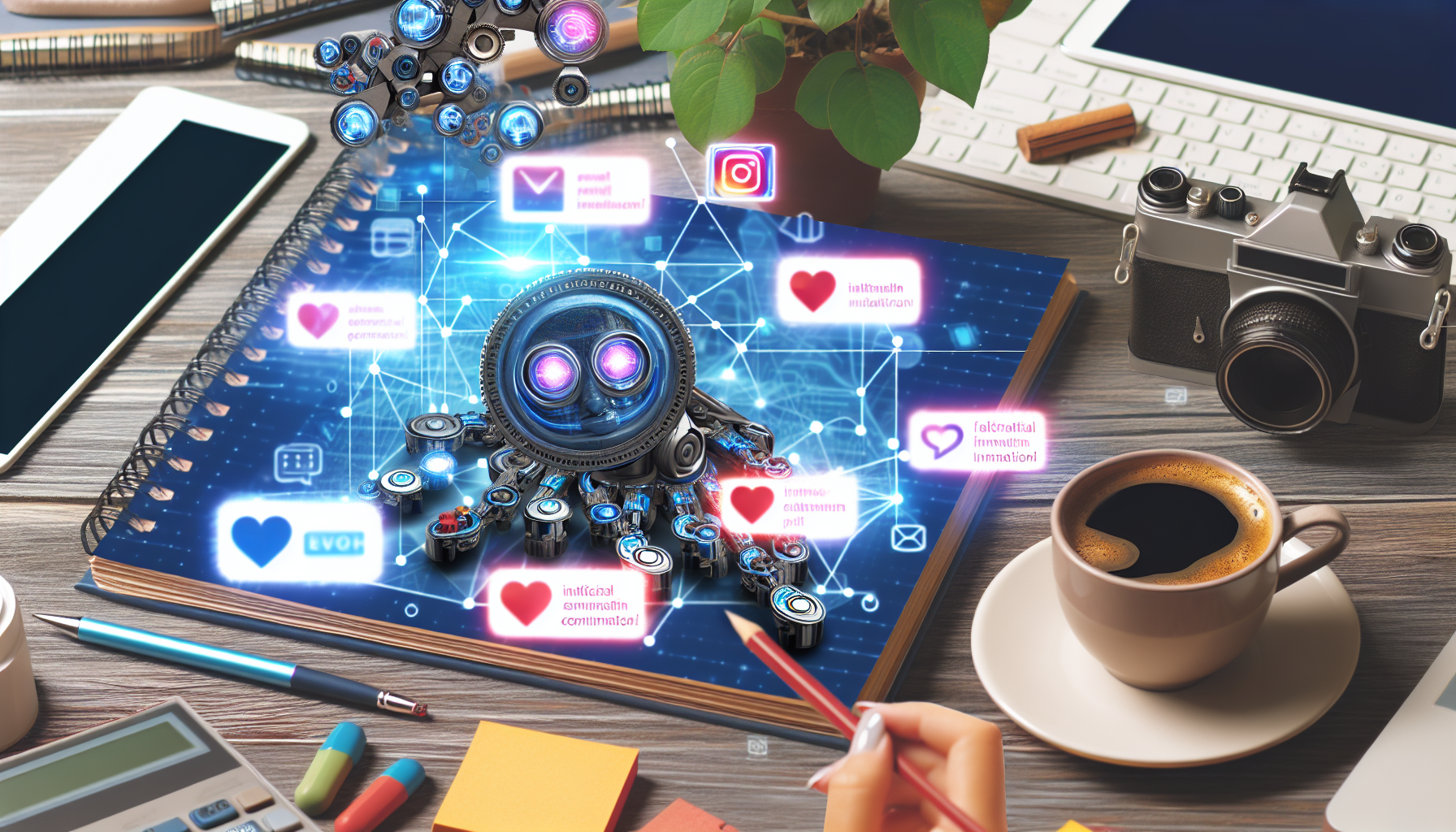 Erstelle Inhalte fÃ¼r soziale Medien mit kÃ¼nstlicher Intelligenz.