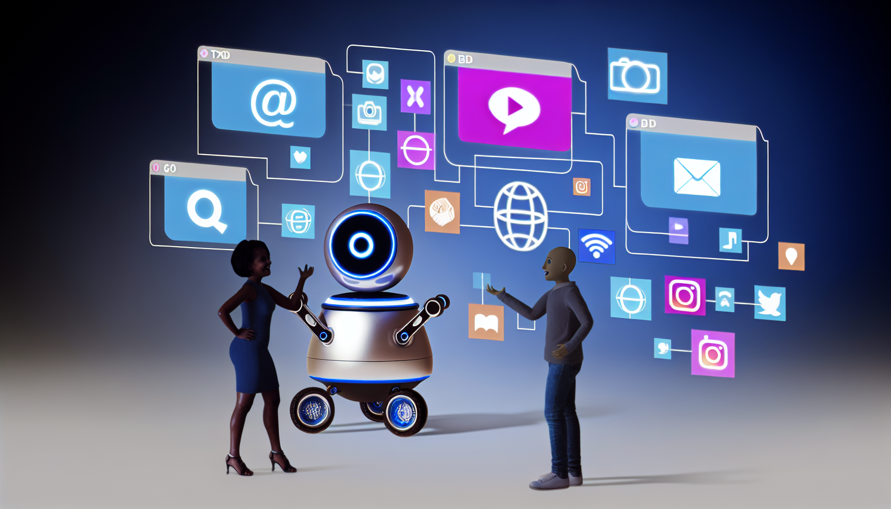 Die Rolle von KI im Social Media Marketing