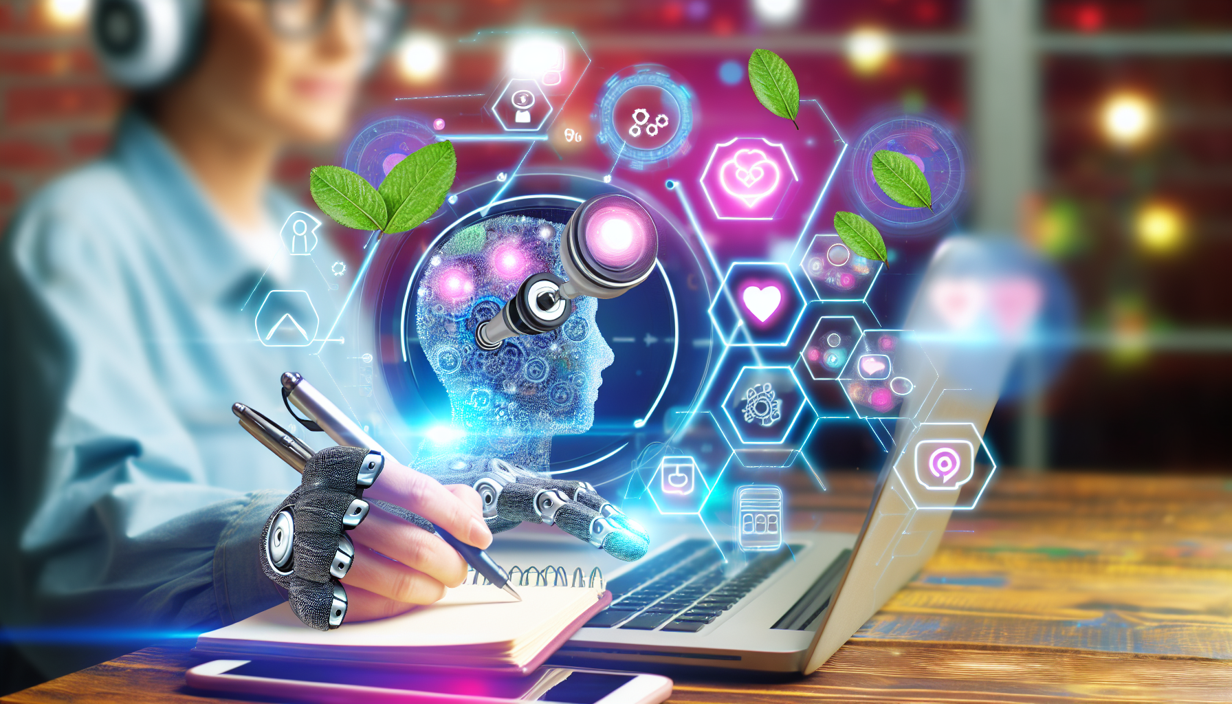Hier sind einige Ideen fÃ¼r Social-Media-Inhalte, die mit Hilfe von KÃ¼nstlicher Intelligenz erstellt werden kÃ¶nnen:n1. **Inspirierende Zitate**: Verwenden Sie KI, um inspirierende Zitate zu generieren, die zu Ihrer Marke passen. Teilen Sie diese in ansprechenden Grafiken.n2. **Interaktive Umfragen**: Nutzen Sie KI-Tools, um interessante Umfragen oder Quizze zu erstellen, die Ihre Follower einbeziehen und deren Meinungen einholen.n3. **Personalisierte Empfehlungen**: Erstellen Sie KI-gestÃ¼tzte Posts, die personalisierte Produkt- oder InhaltsvorschlÃ¤ge basierend auf den Vorlieben Ihrer Follower anbieten.n4. **Content-Kuration**: Lassen Sie KI relevante Artikel, Videos oder BlogbeitrÃ¤ge finden und teilen, die fÃ¼r Ihre Zielgruppe von Interesse sein kÃ¶nnten.n5. **Visuelle Inhalte**: Nutzen Sie KI-gestÃ¼tzte Design-Tools, um ansprechende Grafiken, Infografiken oder Videos zu erstellen, die Ihre Botschaft visuell unterstÃ¼tzen.n6. **Storytelling**: Verwenden Sie KI, um Geschichten zu generieren, die Ihre Marke oder Produkte in einem neuen Licht prÃ¤sentieren. Teilen Sie diese Geschichten in Serienformat.n7. **Trendanalysen**: Lassen Sie KI aktuelle Trends analysieren und erstellen Sie Inhalte, die auf diesen Trends basieren, um relevant zu bleiben.n8. **FAQ-Posts**: Erstellen Sie hÃ¤ufig gestellte Fragen und Antworten mithilfe von KI, um Ihre Follower Ã¼ber Ihre Produkte oder Dienstleistungen zu informieren.n9. **Behind-the-Scenes**: Nutzen Sie KI, um Einblicke in den Alltag Ihres Unternehmens zu geben, indem Sie interessante Daten oder Statistiken Ã¼ber Ihre Arbeit teilen.n10. **Wettbewerbe und Gewinnspiele**: Lassen Sie KI Ideen fÃ¼r Wettbewerbe oder Gewinnspiele entwickeln, die Ihre Follower anregen und die Interaktion erhÃ¶hen.nDiese Ideen kÃ¶nnen Ihnen helfen, Ihre Social-Media-PrÃ¤senz zu stÃ¤rken und Ihre Zielgruppe aktiv einzubeziehen!
